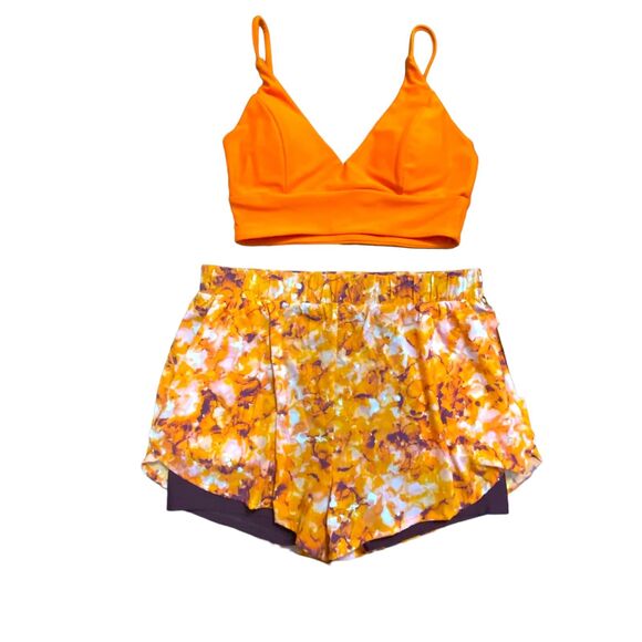 Lanston Sport Running Shorts Pocket Sporty Short Gym Elastic Workout - Picture 4 of 7